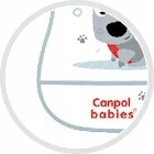 Nieprzemakalny śliniak plastikowy zwierzęta - Canpol Babies