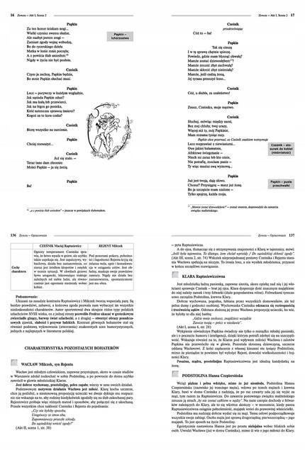 Lektura Z Opracowaniem ZEMSTA MAŁY KSIĄŻĘ DZIADY II OPOWIEŚĆ WIGILIJNA Greg