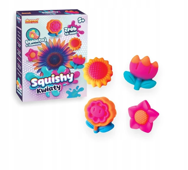 Zestaw kreatywny Squishy Kwiaty Dumel Art