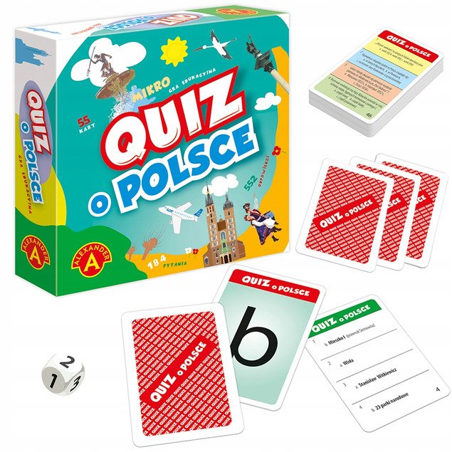 Gra planszowa Mikro Quiz o Polsce Alexander