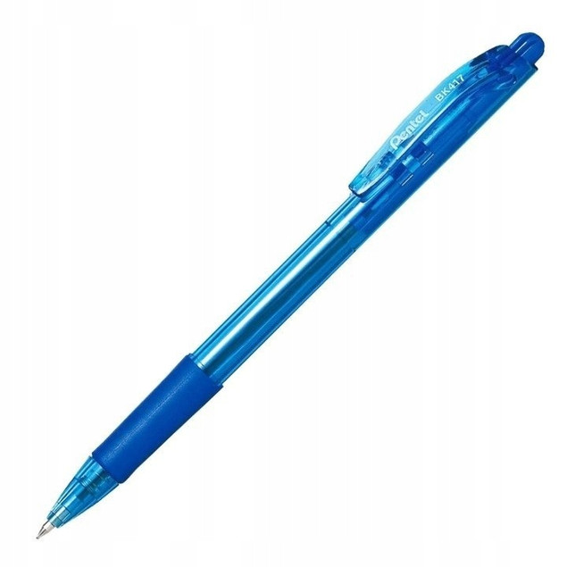 Długopis automat Pentel BK417 WOW niebieski - zestaw 10 sztuk