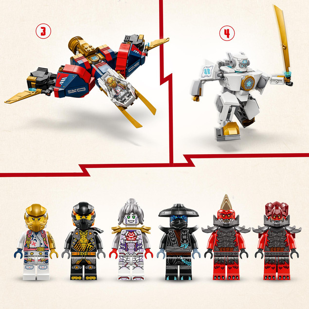 LEGO Ninjago 71834 Wielofunkcyjny Ultramech Zane’a 4 w 1