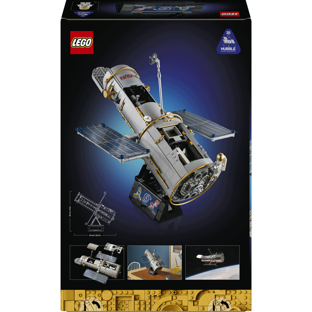 LEGO Icons 11382 Kosmiczny Teleskop Hubble’a – Model Kolekcjonerski dla Dorosłych