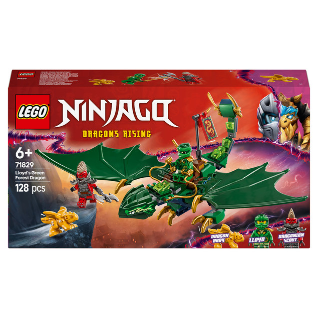 LEGO Ninjago Zielony Leśny Smok Lloyda (71829) Klocki 6+