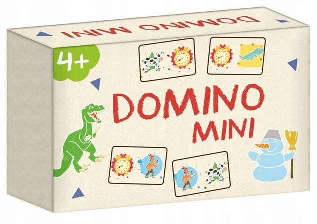 Gra Domino Mini Ćwiczy Koncentrację Uczy Logicznego Myślenia 4+ Kangur
