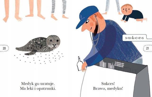 Czytam sobie Poziom 1 Figle w fokarium Marcin Sendecki, Ewa Poklewska-Koziełło