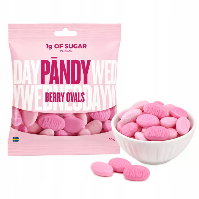 Żelki Berry Ovals PANDY 50 g