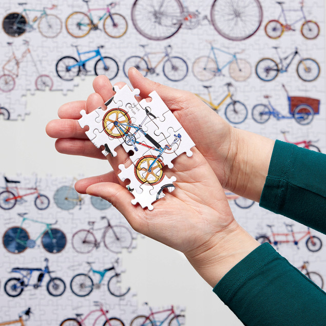 Puzzlove CzuCzu Puzzle 1000 elementów Rowery – Dla Rowerzysty