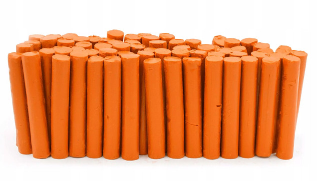 Plastelina LUZ 1kg POMARAŃCZOWA Szkolna Mona