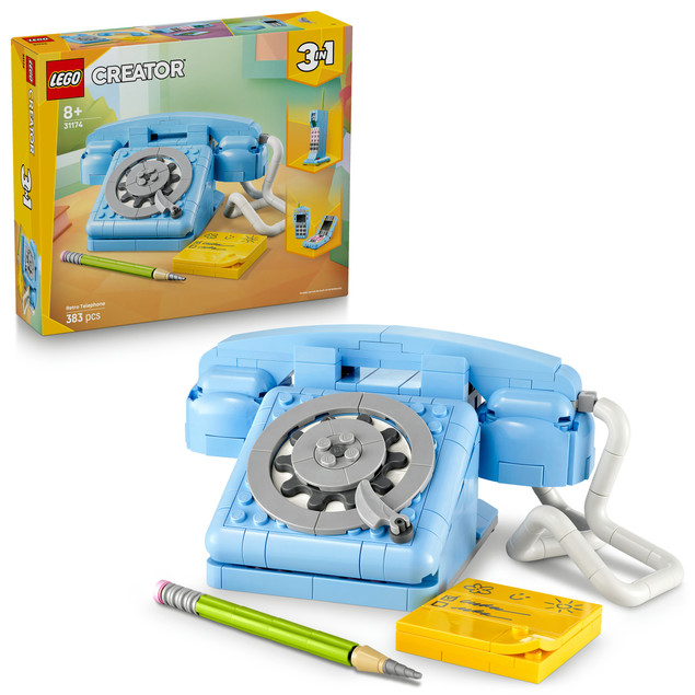 Klocki LEGO Creator 3w1 Telefon Retro 31174 8+ 383 el.