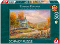 Schmidt Spiele Puzzle 500 el. Thomas Kinkade - Jesień w Apple Hill Premium Quality