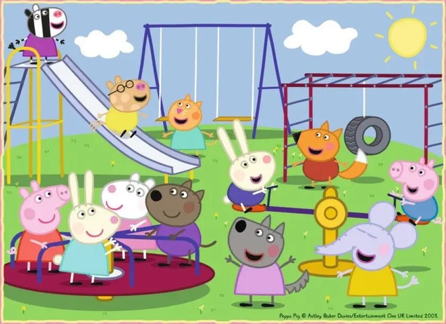 Puzzle Ravensburger 72 elementy Świnka Peppa 4w1
