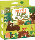 Puzzle Leśne Zwierzęta 3+ Kangur - Edukacyjne Układanki dla Dzieci