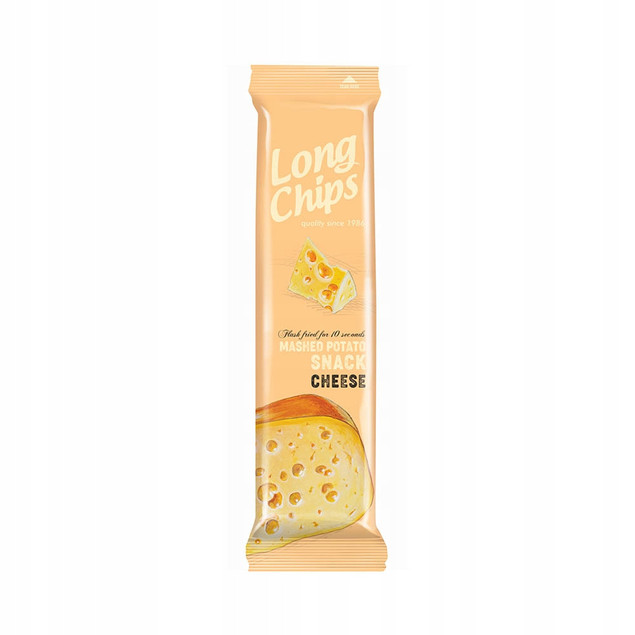 Long Chips ZESTAW 5 szt Śmietana z cebulką Ser Pomidory Kebeb Sól 75 g