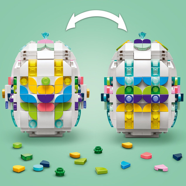 LEGO 40816 Dekoracyjne Jajko Wielkanocne – Kreatywna Ozdoba DIY