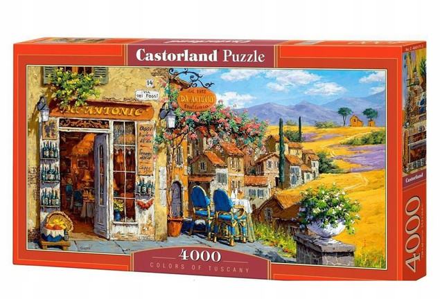 Puzzle 4000 Kolory Toskanii Castorland