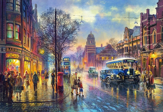 Puzzle 1000 Abbey Road 1930s Castorland