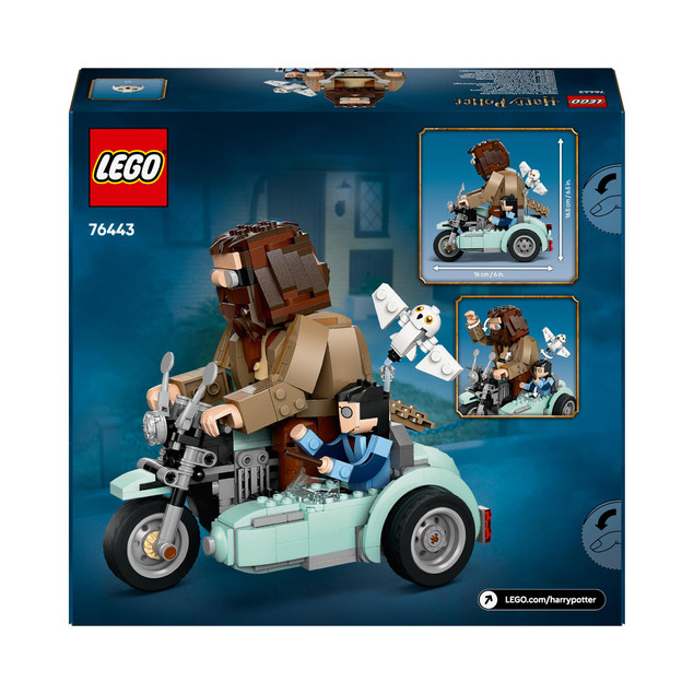 LEGO Harry Potter 76443 Motocyklowa Przejażdżka Hagrida i Harry’ego – Ucieczka