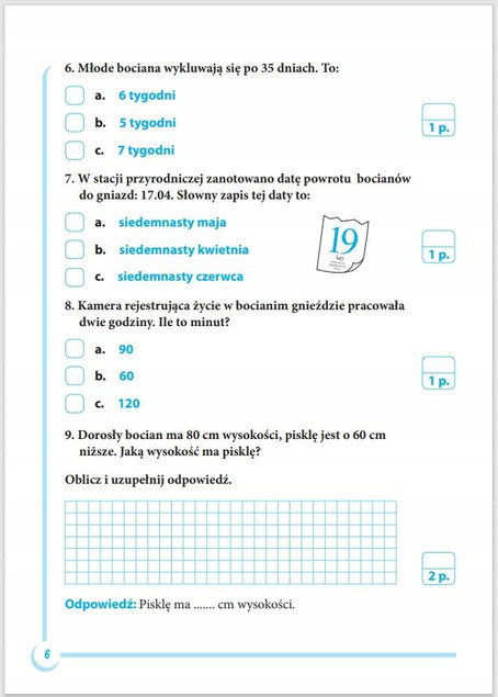Trzecioteścik – Testy Sprawdzające Klasa 3