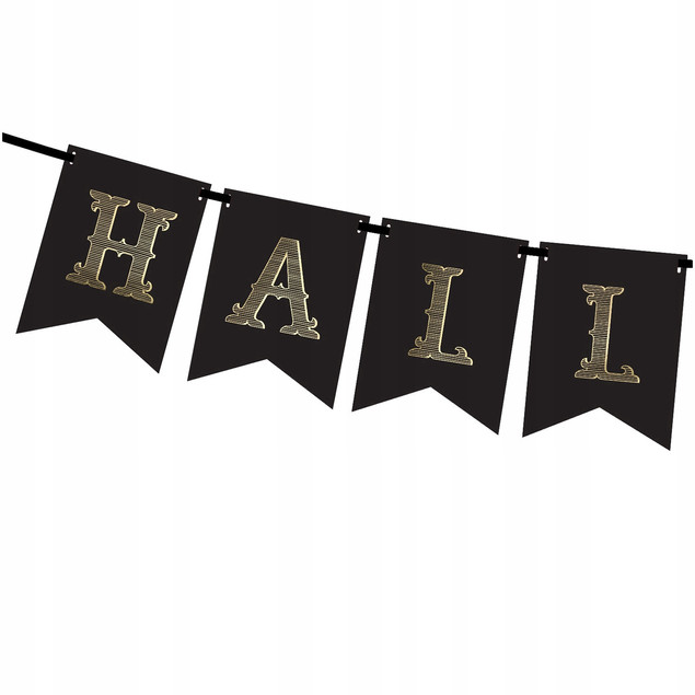 Girlanda na Halloween Party Deco GRL47 175 cm czarna