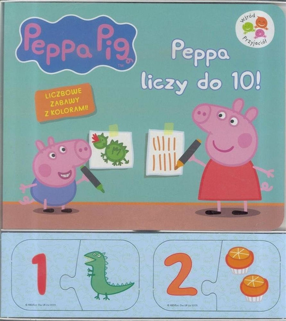 Świnka Peppa. Peppa liczy do 10!