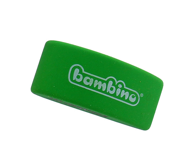 Gumka Do Mazania Ścierania Miękka MIX Kolorów Bambino x3