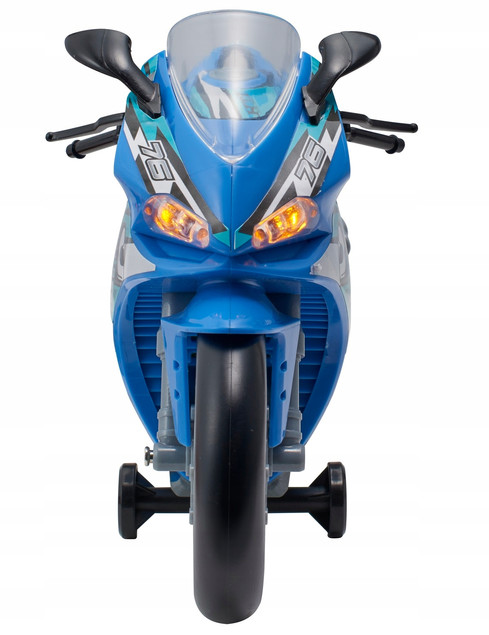 Motocykl Dumel Niebieski z dźwiękiem i światłem 3+