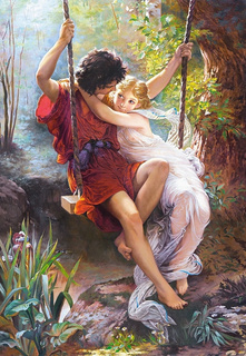 Puzzle 1000 Układanka Pierre-Auguste Cot WIOSNA Sztuka 9+ Castorland