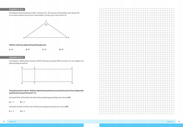 Egzamin Ósmoklasisty MATEMATYKA Arkusze Egzaminacyjne SBM (BR)