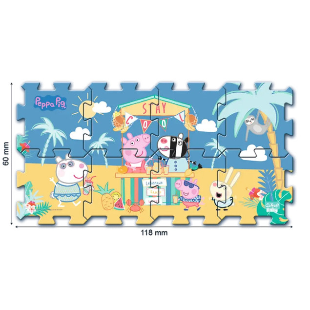 TREFL PUZZLOPIANKA - ŚWINKA PEPPA 8elem