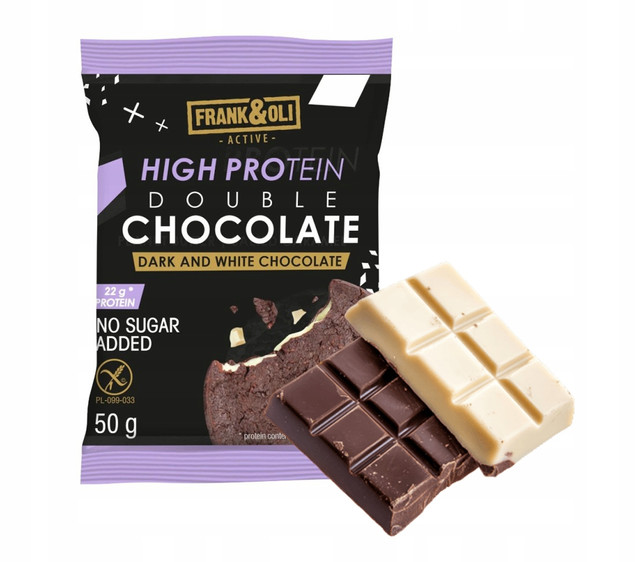 Frank & Oli Ciastko Proteinowe Double Chocolate
