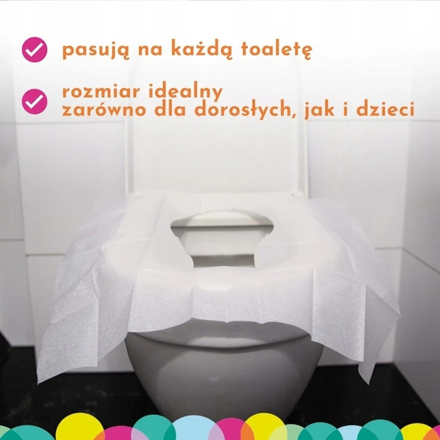 Nakładki na sedes jednorazowe 10 szt. - WuCetki
