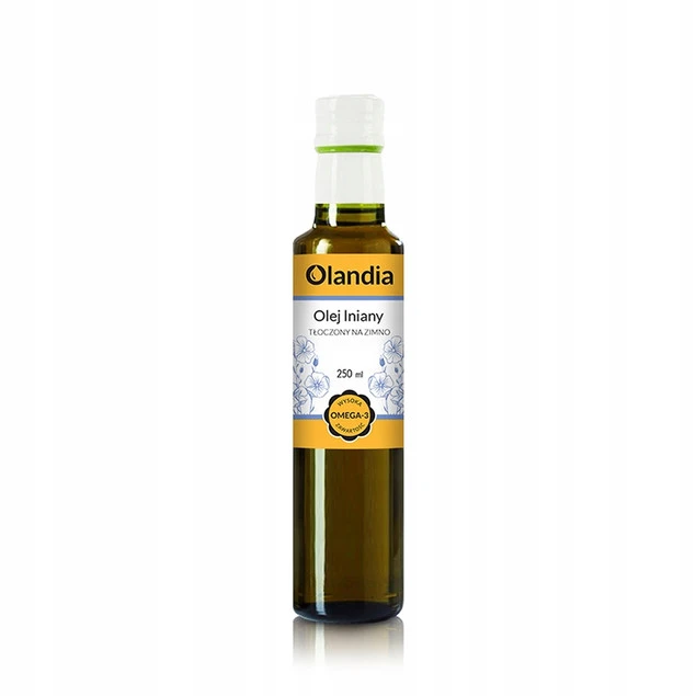 Olej lniany nierafinowany Olandia 250 ml