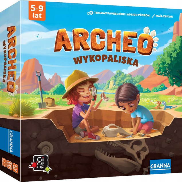 Granna Archeo Wykopaliska – Edukacyjna Gra Planszowa