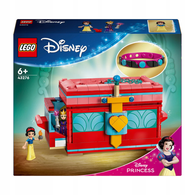 LEGO® Disney Princess 43276 Szkatułka na Biżuterię Królewna Śnieżka + Zła Królowa