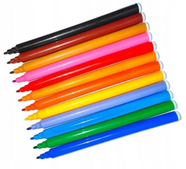 Flamastry Pisaki Mazaki PUSHEEN 12 Sztuk Majewski