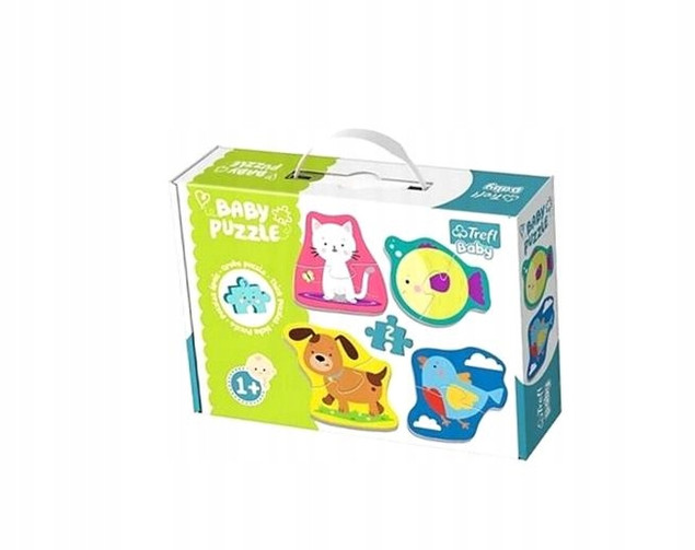 Puzzle 4w1 Baby Classic Zwierzątka Trefl