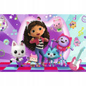 Trefl Puzzle 100 el. Kolorowy Koci Świat Koci Domek Gabby + Plakat