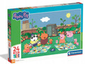 Puzzle 24el Maxi Peppa Pig CLEMENTONI