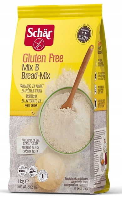 Mieszanka Schar Bread Mix B do wypieków chleba bezglutenowa 1 kg