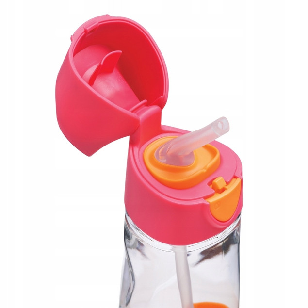 B.BOX Bidon Tritanowy Ze Słomką Kubek 450ml Dla Dzieci
