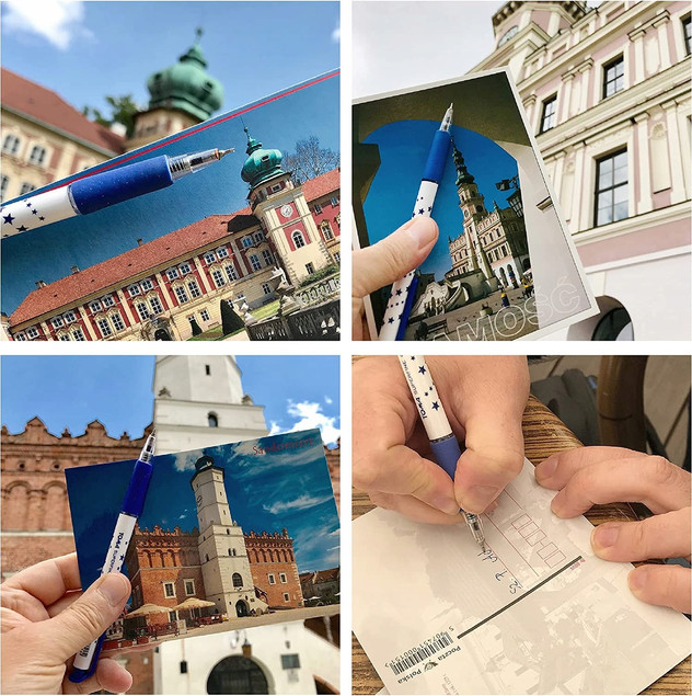 Długopis automatyczny Toma niebieski Superfine 0.5 mm