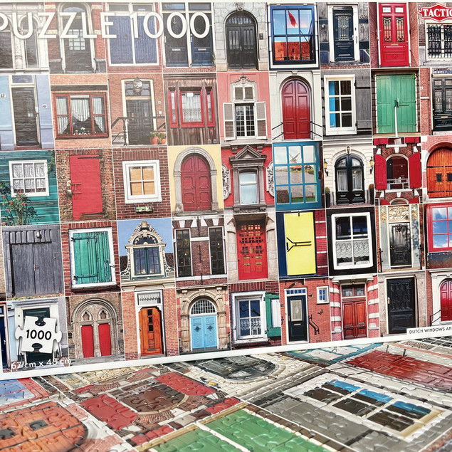 Puzzle Tactic 1000el Amsterdam: Wysoka Kamienica nad Kanałem