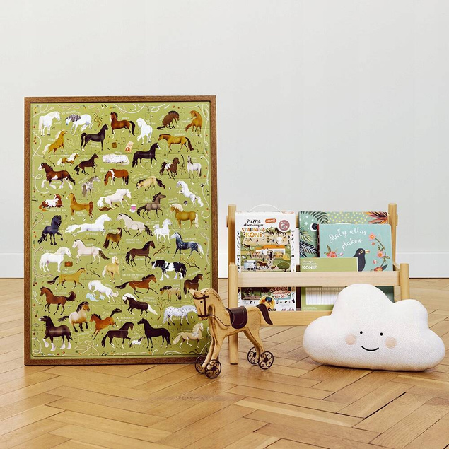 Puzzle 60 Układanka PuzzLove Zwierzaki KONIE Rasy Kucyki Rumaki 4+ CzuCzu
