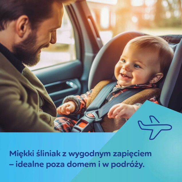 CANPOL BABIES Wodoodporne Śliniaki Jednorazowe z Kieszonką 10 szt. 1/800