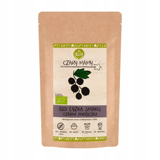 HELPA Bio Łyżka Smaku Czarna Porzeczka Liofilizowana Puder Dodatek 40g