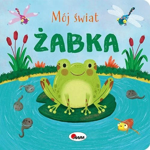 Wesołe obrazki z cyklu życia żabki - mała żabka