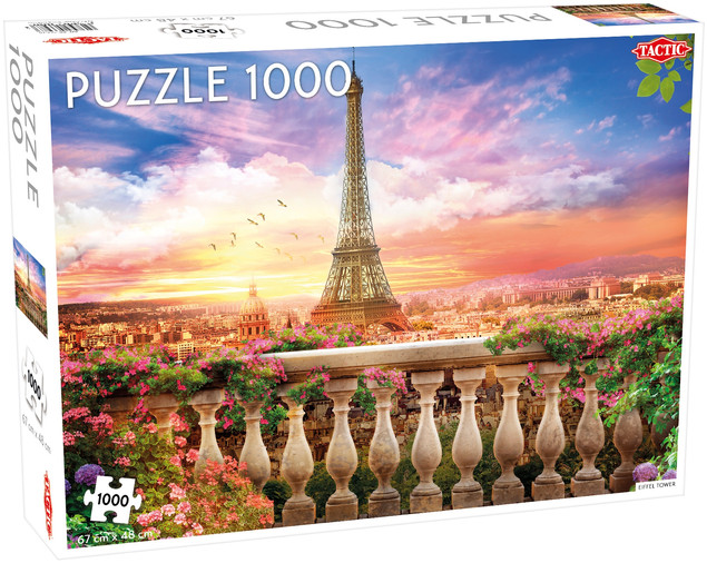 Puzzle Tactic 1000 el. Wieża Eiffla Paryż – Fińska Jakość