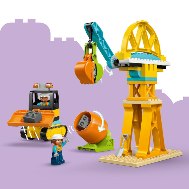 LEGO DUPLO 10476 Plac budowy i pojazdy 3 w 1 – 84 elementy