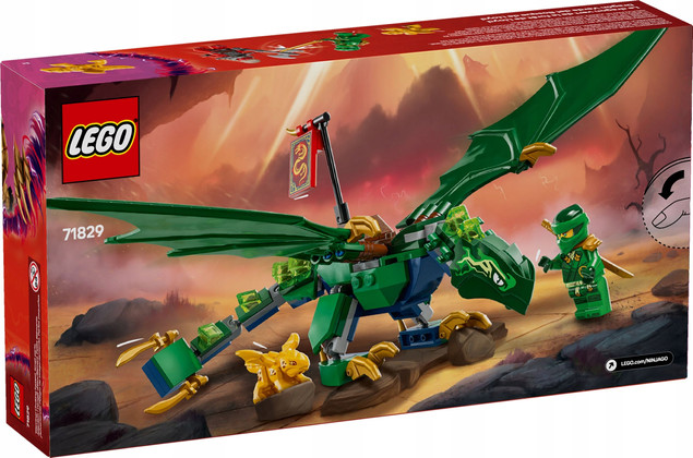 LEGO Ninjago Zielony Leśny Smok Lloyda (71829) Klocki 6+